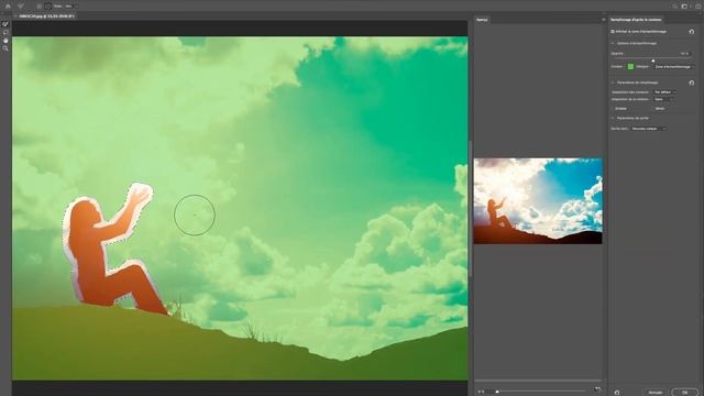 Photoshop 2019 : remplissage d'après le contenu смотреть онлайн