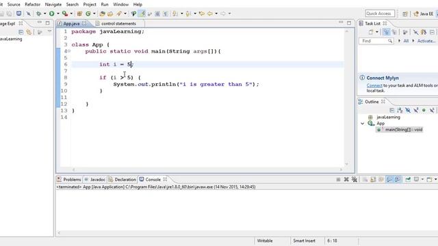 Beginning Java 10 if else selection statement смотреть онлайн