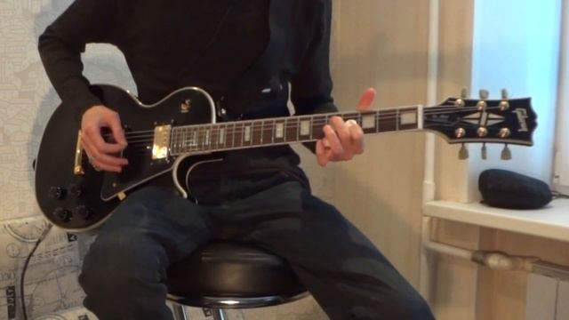 Chinese Gibson Les Paul Custom Copy смотреть онлайн