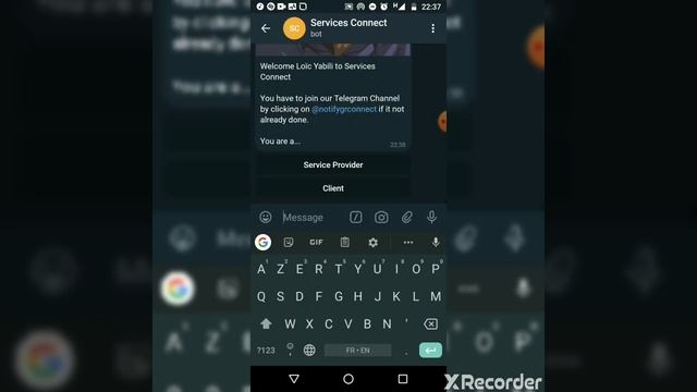 Telegram chat bot - Services Connect смотреть онлайн