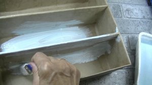 Декорирование  обувных коробок полосками обоев ..mp4