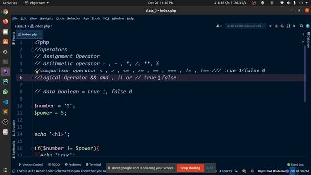 PHP Bangla Tutorial| Web Development | Class 3 | Operators, Conditional Statement смотреть онлайн