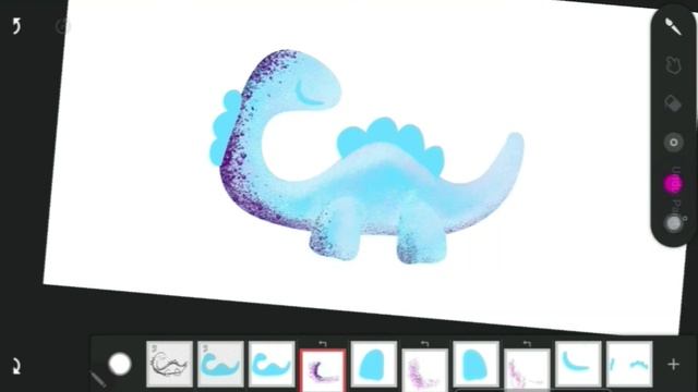 #digitalillustration #dinosaur How to draw a cute Dinosaur on Infinite Painter like a professional смотреть онлайн