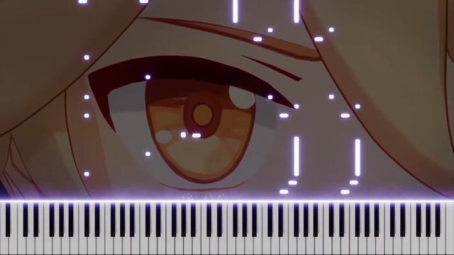 Genshin Impact 2.1 PV「Floating World Under the Moonlight/Kokomi's Theme」[SYNTHESIA] Piano + Sheets! смотреть онлайн