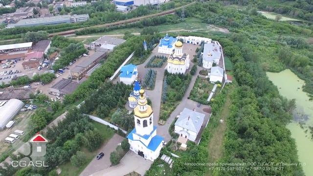 Аэросъемка Зилантова монастыря г. Казань смотреть онлайн