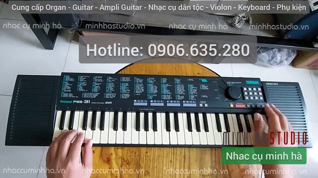 50 STYLE (RHYTHM) Organ Yamaha PSS-31 | NHẠC CỤ MINH HÀ смотреть онлайн