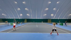 Большой теннис парный турнир U12 Arena   Кувшинова Елена Задорожный Алексей
