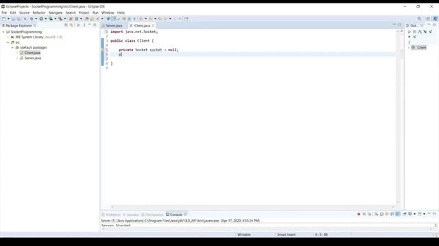 Java Socket Programming Exmaple The Programming Way смотреть онлайн