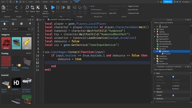 How to make Dash System in Roblox Studio смотреть онлайн