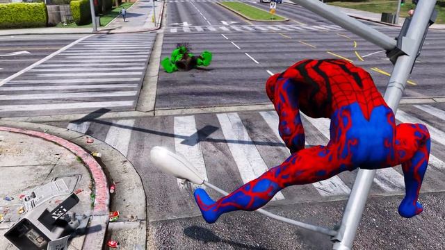 THE HULK vs SPIDER-MAN ENEMIES - Venom, Green Goblin, Carnage, Rhino смотреть онлайн