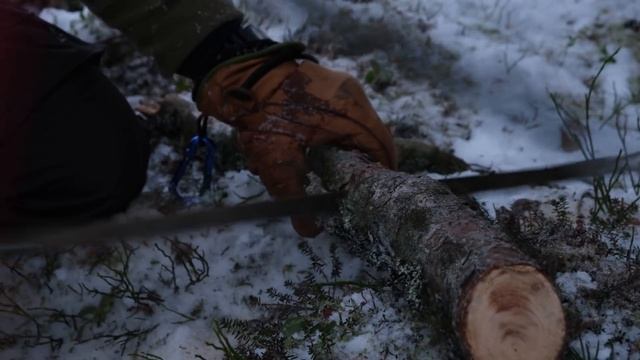 Polish Tipi Lavvu Solo Overnight In Very Cold Norwegian Winter | Woodstove, Bushcraft