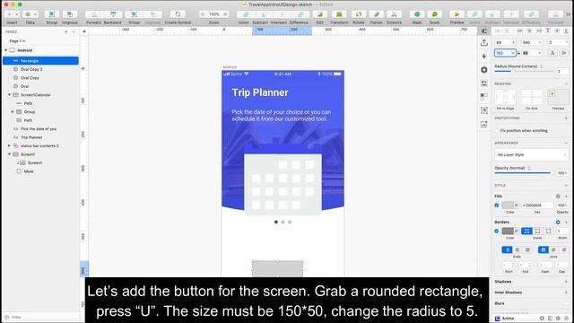 Travel App UI Design | Intro Screens | Sketch | Tutorial смотреть онлайн