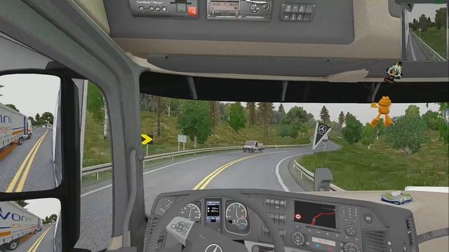 ETS2 1.28 ProMods 2.20 Mercedes Actros MPIV Helsinki - Jyväskylä смотреть онлайн