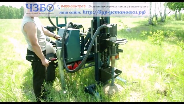 Испытание буровой установки GIDROBUR-G2 (цепной привод) смотреть онлайн