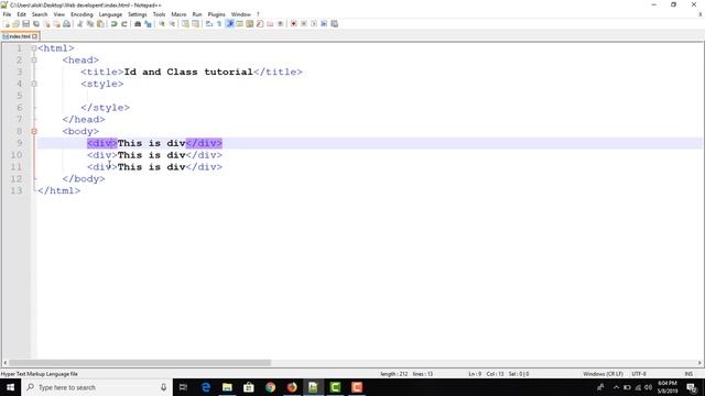 HTML and CSS bangla tutorial part-7 || Div ,Id and Class in html смотреть онлайн