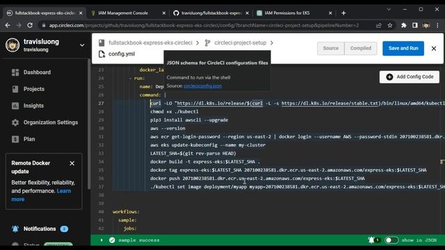 How To Deploy Express With Amazon EKS And CircleCI смотреть онлайн