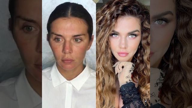 Российские звезды без макияжа и макияжем... смотреть онлайн