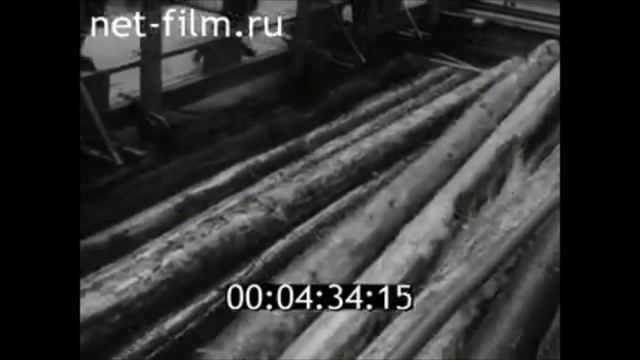 Кировская область, молевой сплав леса, 1958 год. Устье-Кильмезский сплавной рейд. смотреть онлайн