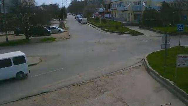 Перекрёсток в Щёлкино, 04.04.2014 - time-lapse с камеры 2 смотреть онлайн