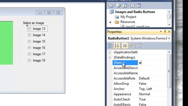 Images and Radio Buttons Programming with VB.BET смотреть онлайн