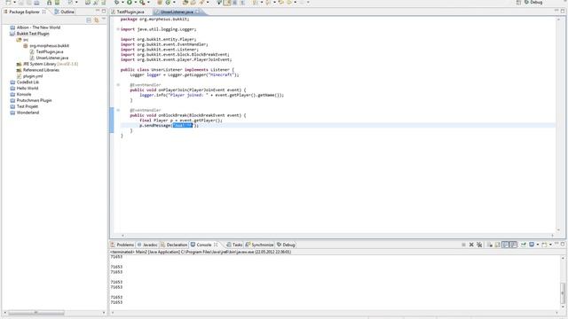 Java Video Tutorial #014 [Deutsch][HD] Java Bukkit Plugin Programmierung (Part 3) смотреть онлайн