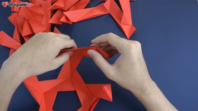 Modular Origami Dodecahedron Instructions (30 units) смотреть онлайн
