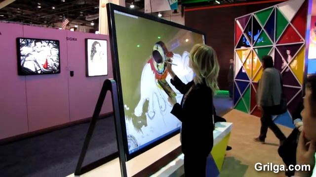 CES 2014. TCL. Картина "программным" маслом смотреть онлайн