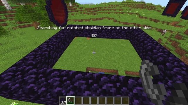 Portal jak zwykła brama | Minecraft Immersive Portals | HD PL смотреть онлайн