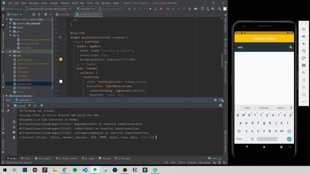 Flutter Translate Text to Speech in 10 Different Languages смотреть онлайн