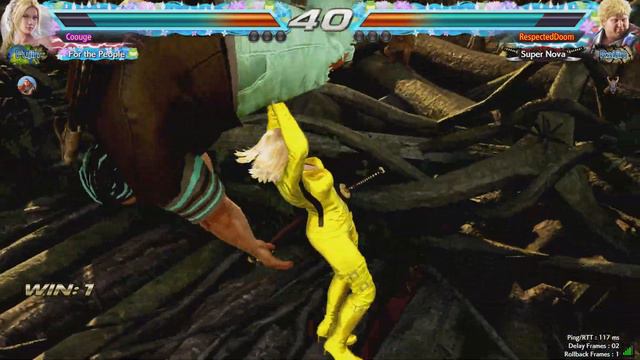 4231 - Tekken 7 - Coouge (Nina Williams) vs RespectedDoom (Bob)