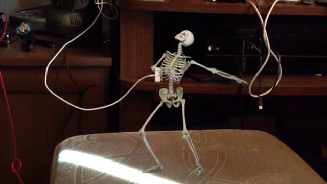 Маленький танцующий скелетик!)))) смотреть онлайн