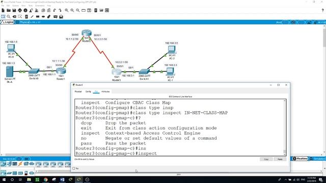 Configuring a Zone-Based Policy Firewall (ZPF), P.T. v.7.2 смотреть онлайн