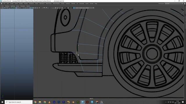 #Speed Car Modeling in Maya #rollsroyce boattail #model PART - 1 смотреть онлайн