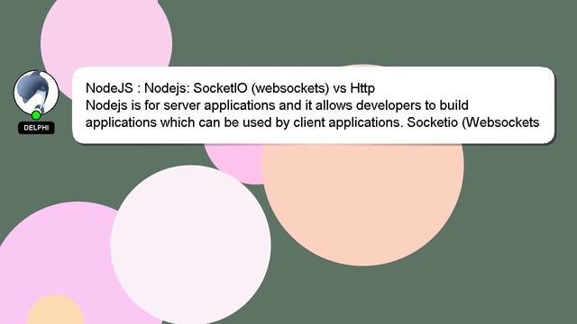 NodeJS : Nodejs: SocketIO (websockets) vs Http смотреть онлайн