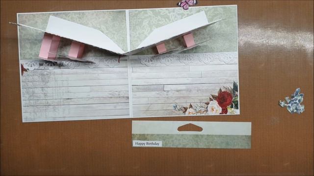 Pop up card with Romantic Roses collection | Tutorial смотреть онлайн