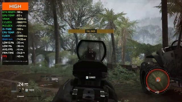 Tom Clancy’s Ghost Recon Breakpoint GTX 1050 Ti + i5-7400 | Low vs Med. vs High vs V.High vs Ultra смотреть онлайн