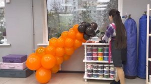 Как сделать ранокалиберную гирлянду из шаров