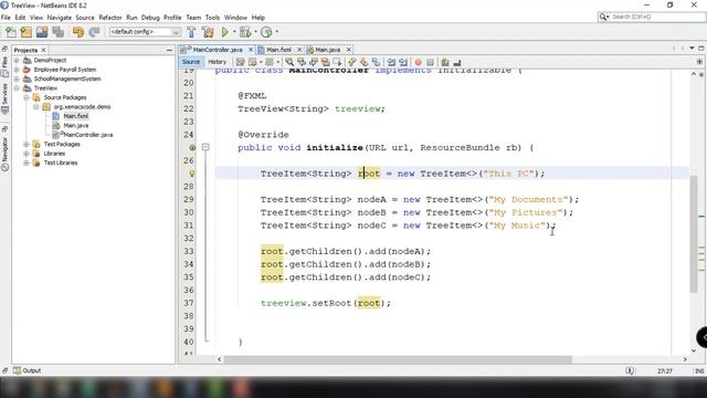 JavaFX Tutorial for Beginners 14 - How to use TreeView in JavaFX смотреть онлайн