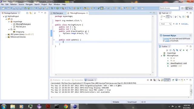 Java Game Development Tutorials: Part 2 - Moving Images on the Screen смотреть онлайн
