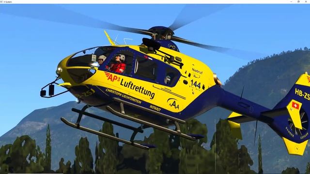 Christoph Lichtenstein Landung Am Heliport Balzers [Xplane-11]