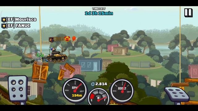 Hill Climb Racing 2 (Summer Thrills & Spills) 2 track easy method on the tank смотреть онлайн