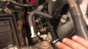 Снятие демонтаж впускного коллектора Subaru Forester sf5