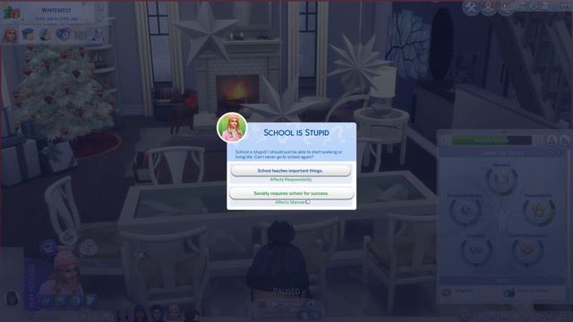 CHRISTMAS / WINTERFEST! LET'S PLAY THE SIMS 4 SEASONS [PART 9] смотреть онлайн