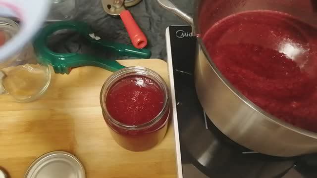 Желе из красной смородины, без желатина. смотреть онлайн