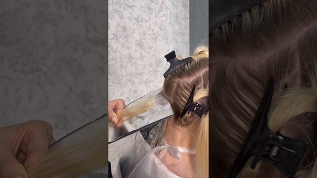 Как выйти из Тотал блонда в эиртач ? #колорист #airtouch #окрашиваниеволос #blonde #волосы смотреть онлайн