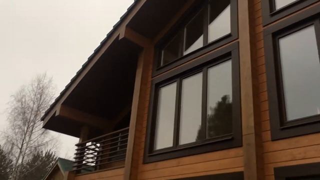 Дома из профилированного бруса | Утеплитель КЛИМАТЕРМ смотреть онлайн