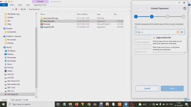 Setup Password on Seagate External Hard drive tutorial in English смотреть онлайн