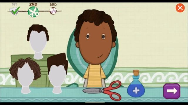 Peg + Cat: Hair Salon Game App Gameplay Walkthrough (PBS Kids Games) смотреть онлайн