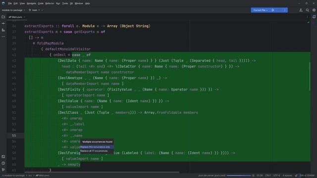 Refactoring Purescript using Intellij plugin [v0.75.10] смотреть онлайн